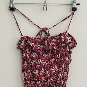 Women's floral dress surf company Kira size M